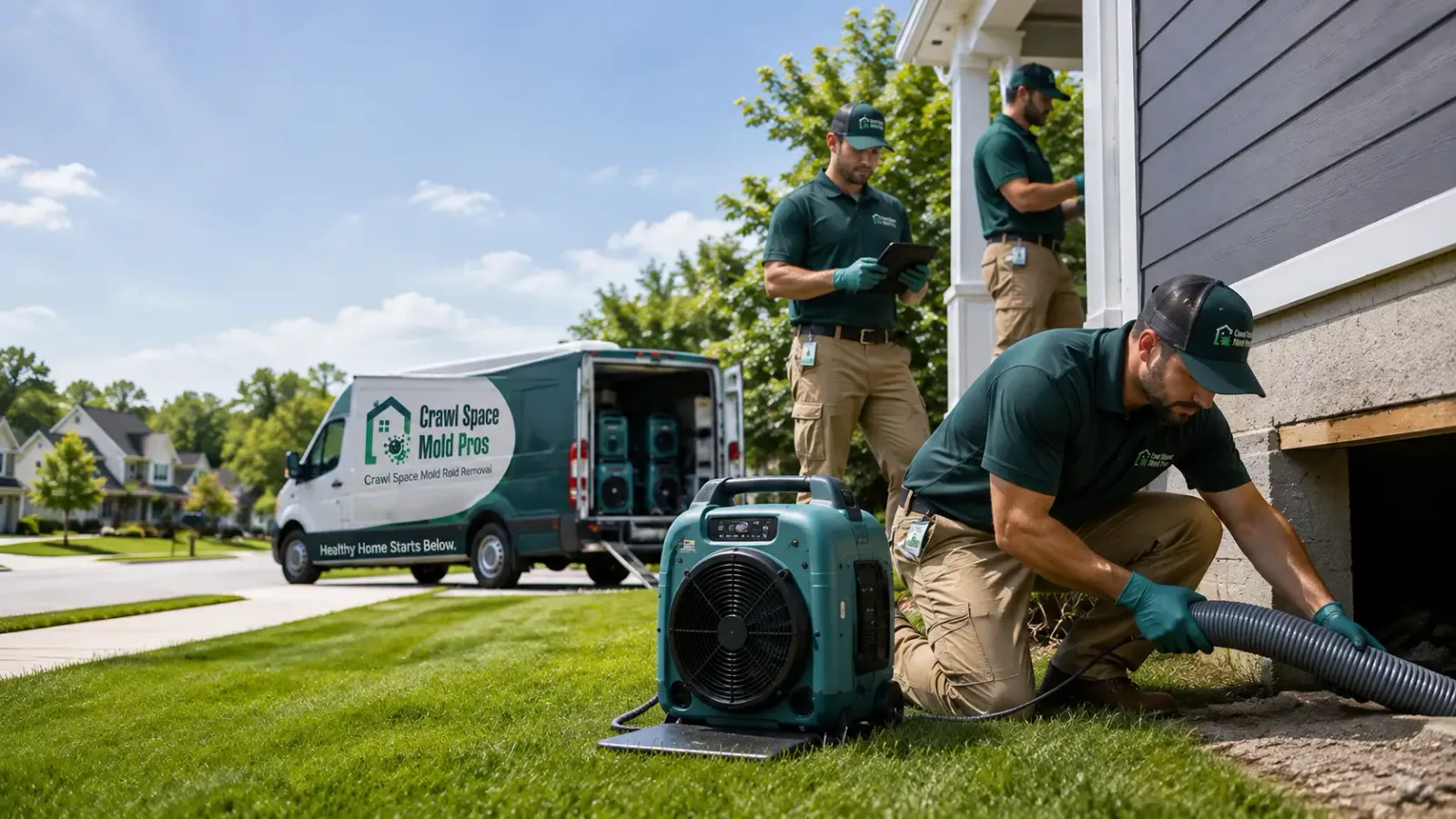 Crawl Space Mold Removal in Grand Terrace, CA
